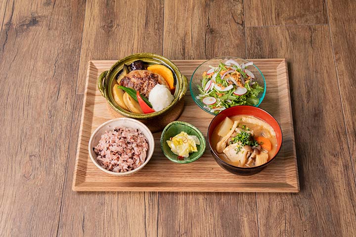 土鍋おろしハンバーグ