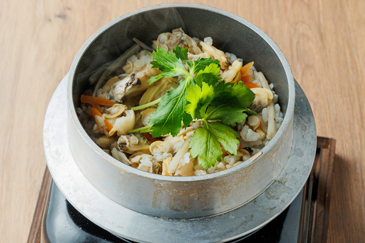 あさりバター釜めし