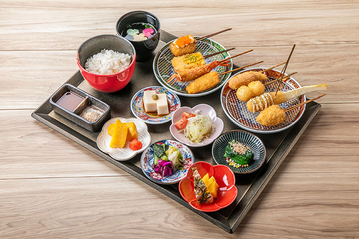 串揚げ御膳(8本)